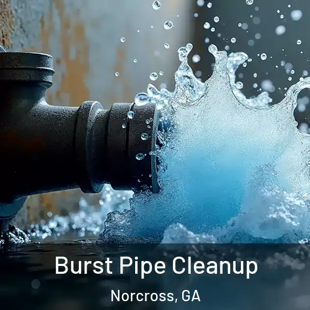 Burst Pipe Cleanup Norcross, GA