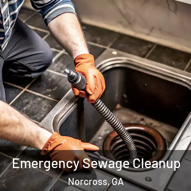  Emergency Sewage Cleanup Norcross, GA