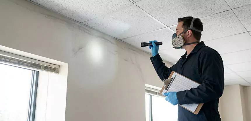 Ceiling Water Damage Inspection in Norcross