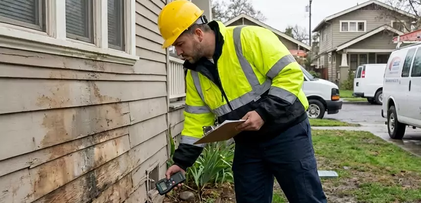Water Damage Exterior Wall Norcross